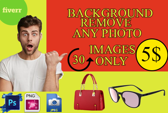 i will do clean and clear photo background removal