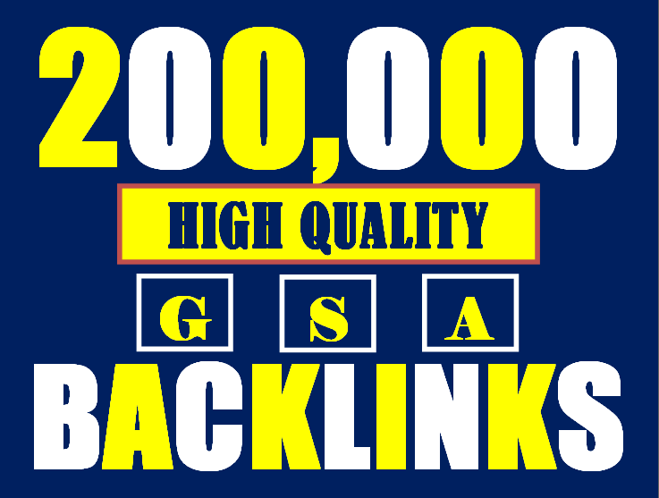 200k GSA SER SEO backlink and GSA Blast, best for tier2-3 & indexer backlinks