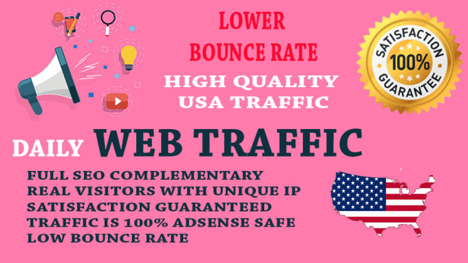 Get real us web traffic within 2 hours 