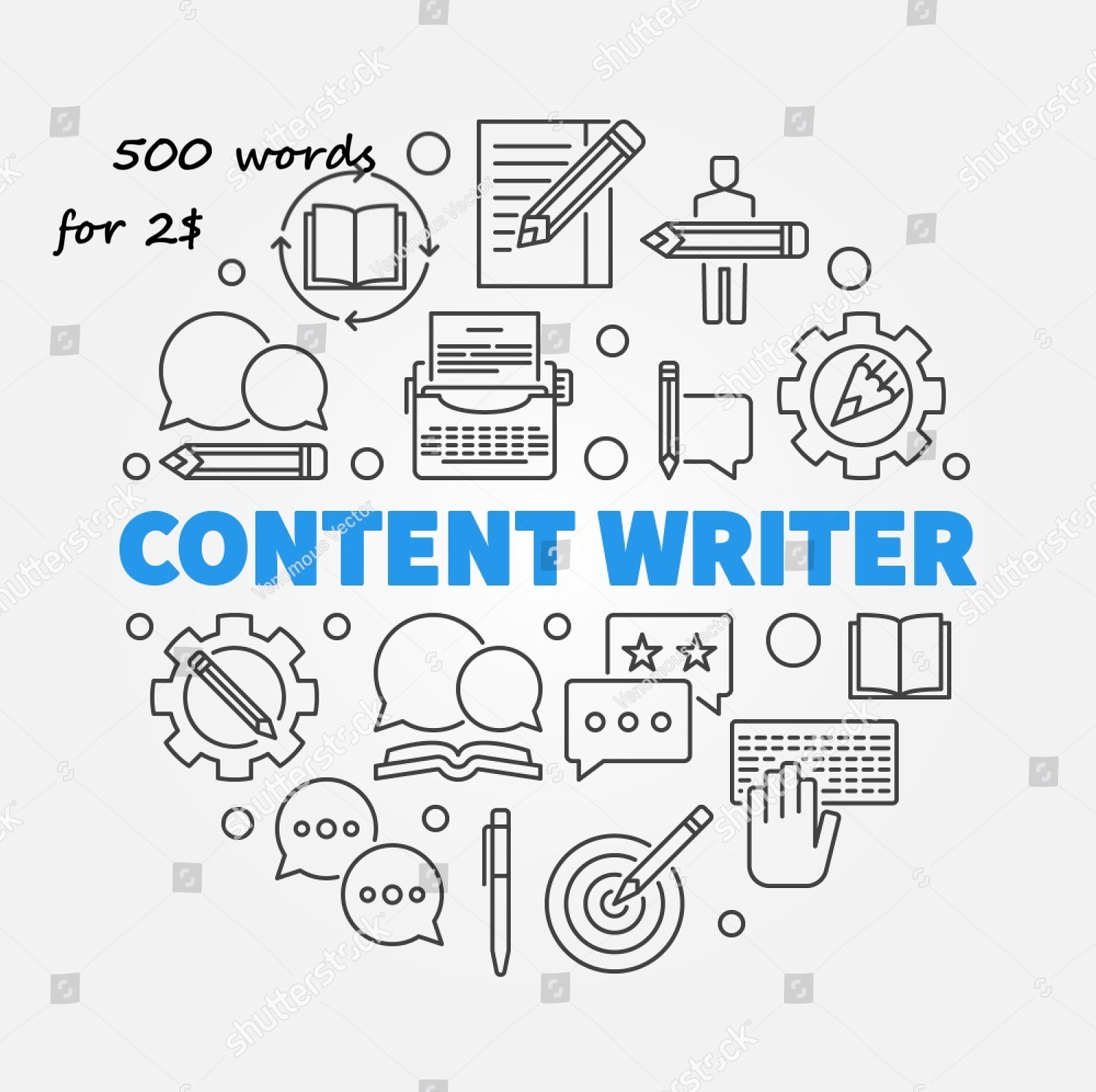 i will write your 500 words unique article with 1 day guaranteed