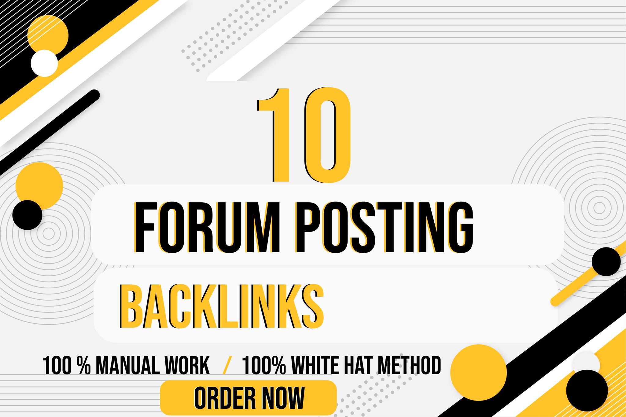 I will provide 10 forum posting backlinks