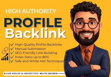 I Will Create 50 High Quality Profile Backlinks of We...