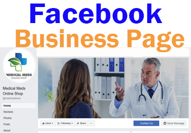 I will create professional facebook business page for your business 