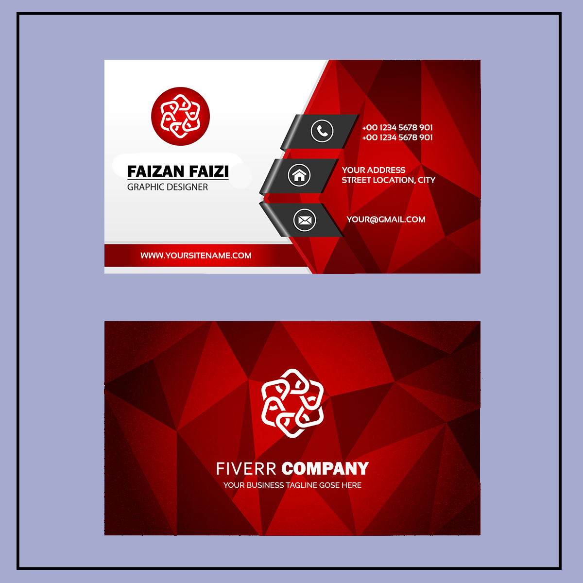 I will design professional business card for you