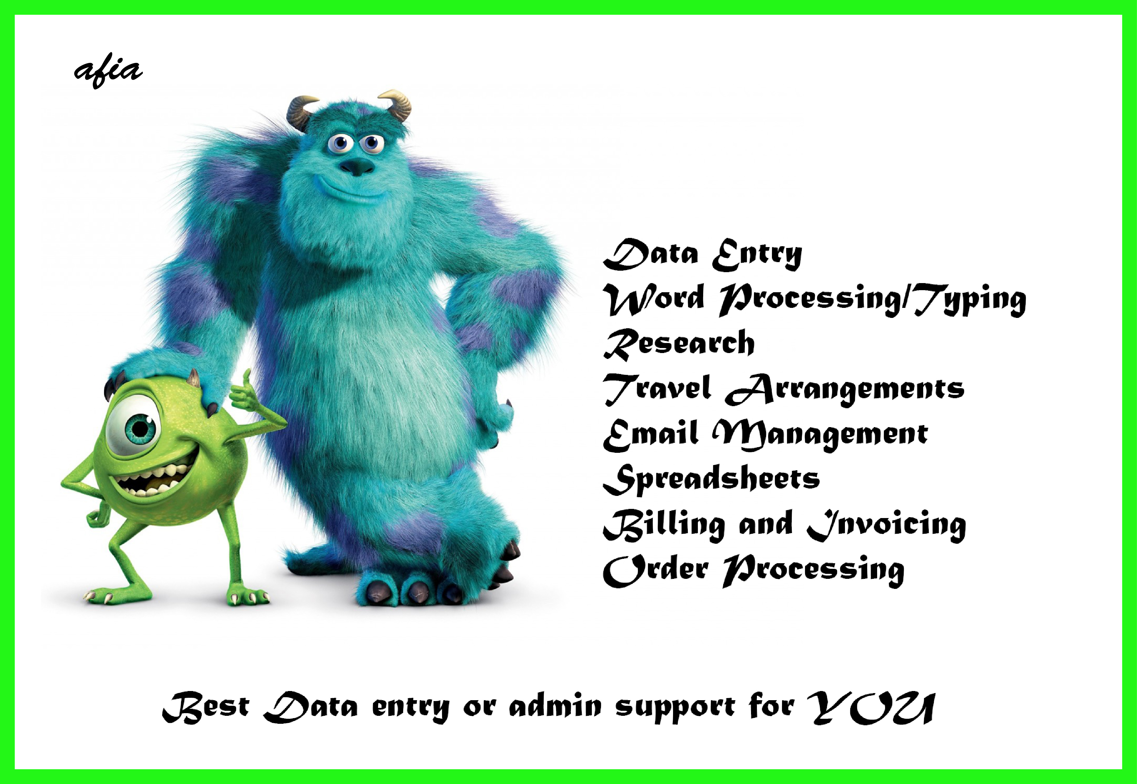 I will do any excel data entry for you