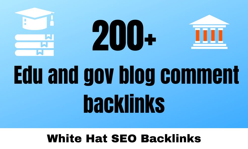 200+ edu gov blog comment high air Seo backlinks