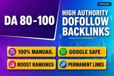  70 Profile Backlinks from DA 80&ndash;100 Authority Sites to Boost Your SEO