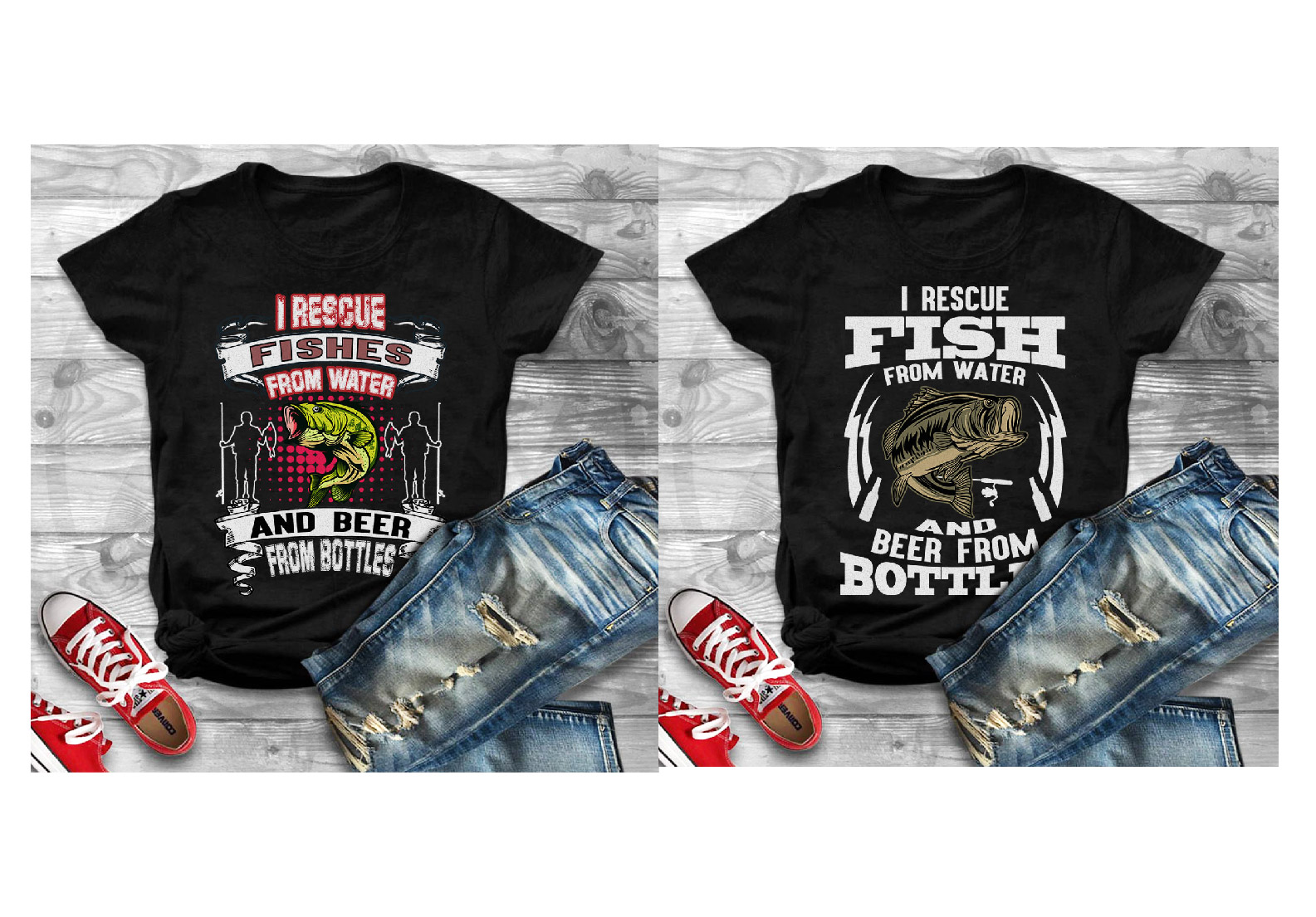 I will create an eye catching custom t shirt design
