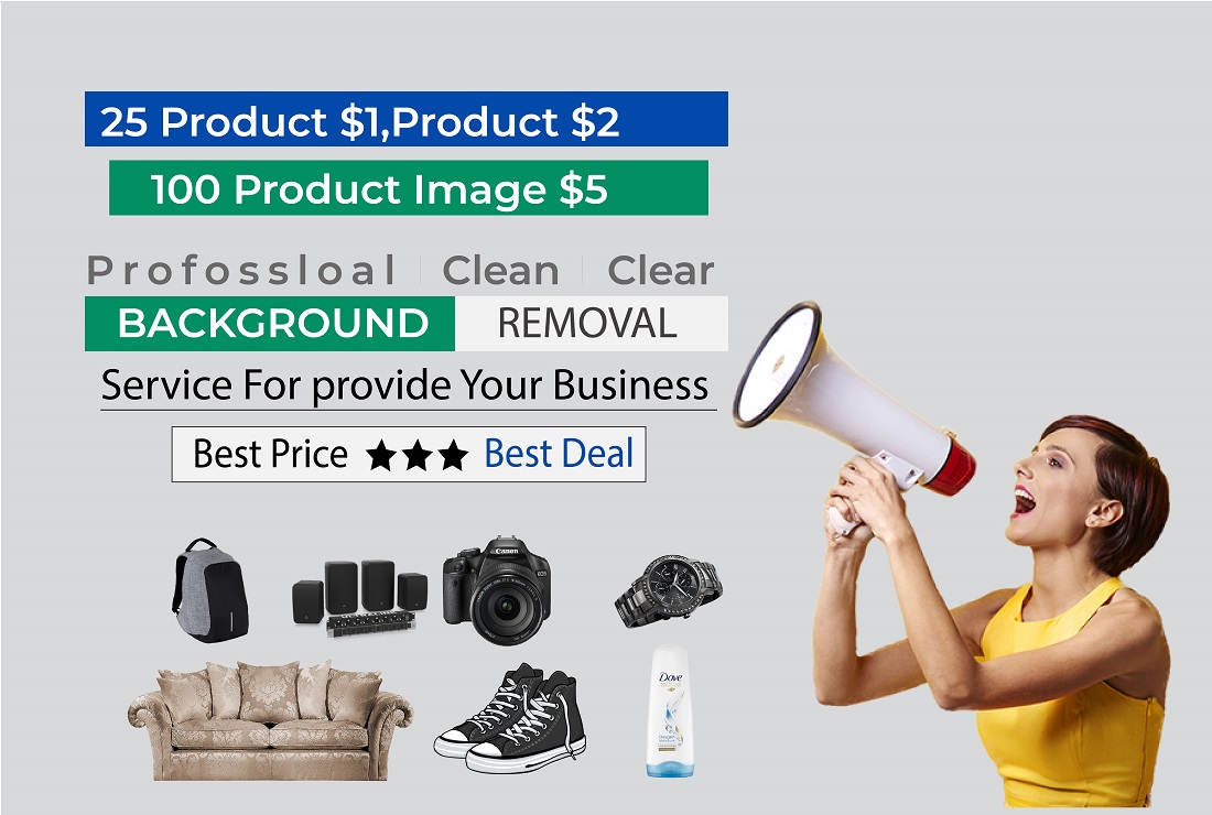 I will do background remove, any photoshop editing, retouch, design