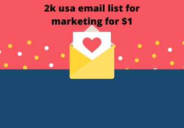 I will do niche targeted email list and email marketi...
