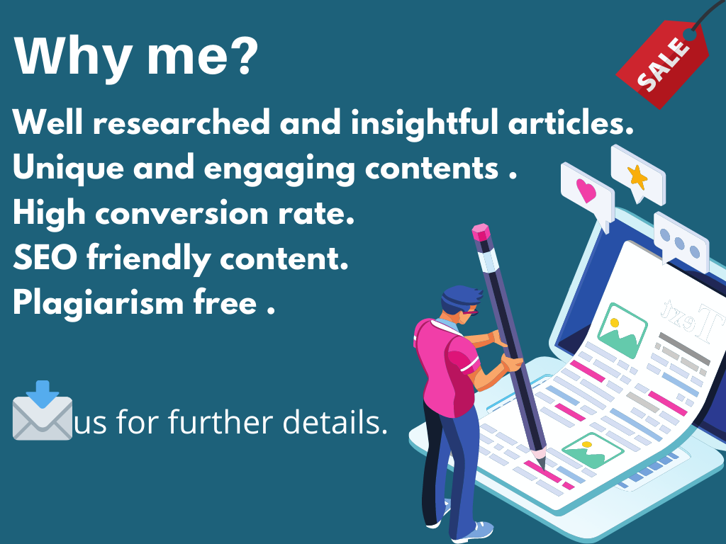 Get an authentic & SEO friendly 500 words article for your website or blog