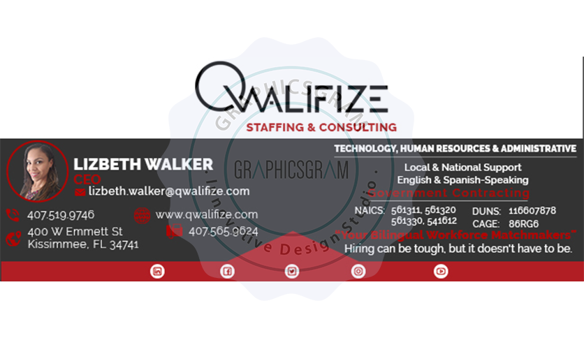 I will design modern minimalist clickable HTML email signature