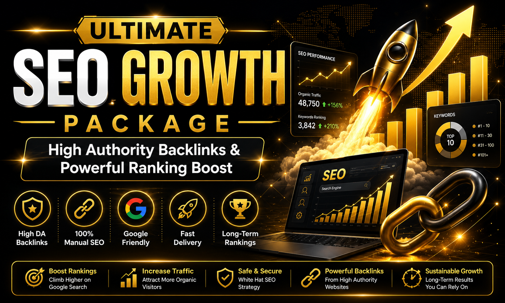 Ultimate SEO Growth Package &ndash; High Authority Backlinks & Powerful Ranking Boost