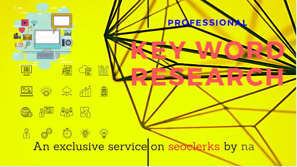 Professional SEO key word research