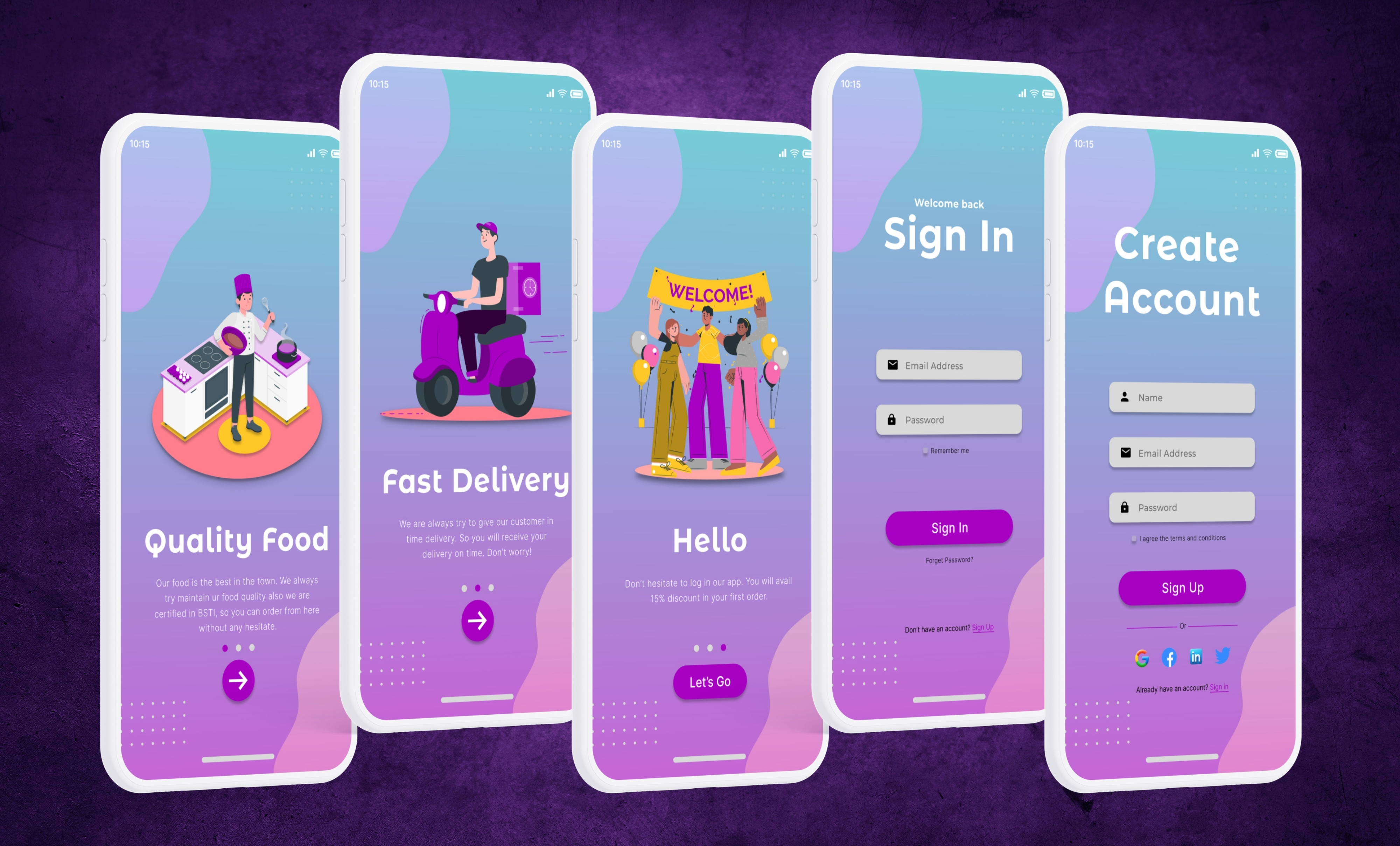I will create unique full mobile app, onboarding, splash screen UI UX design in figma