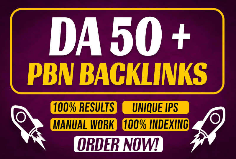 I will create 50 permanent high da dofollow PBN off page seo backlinks