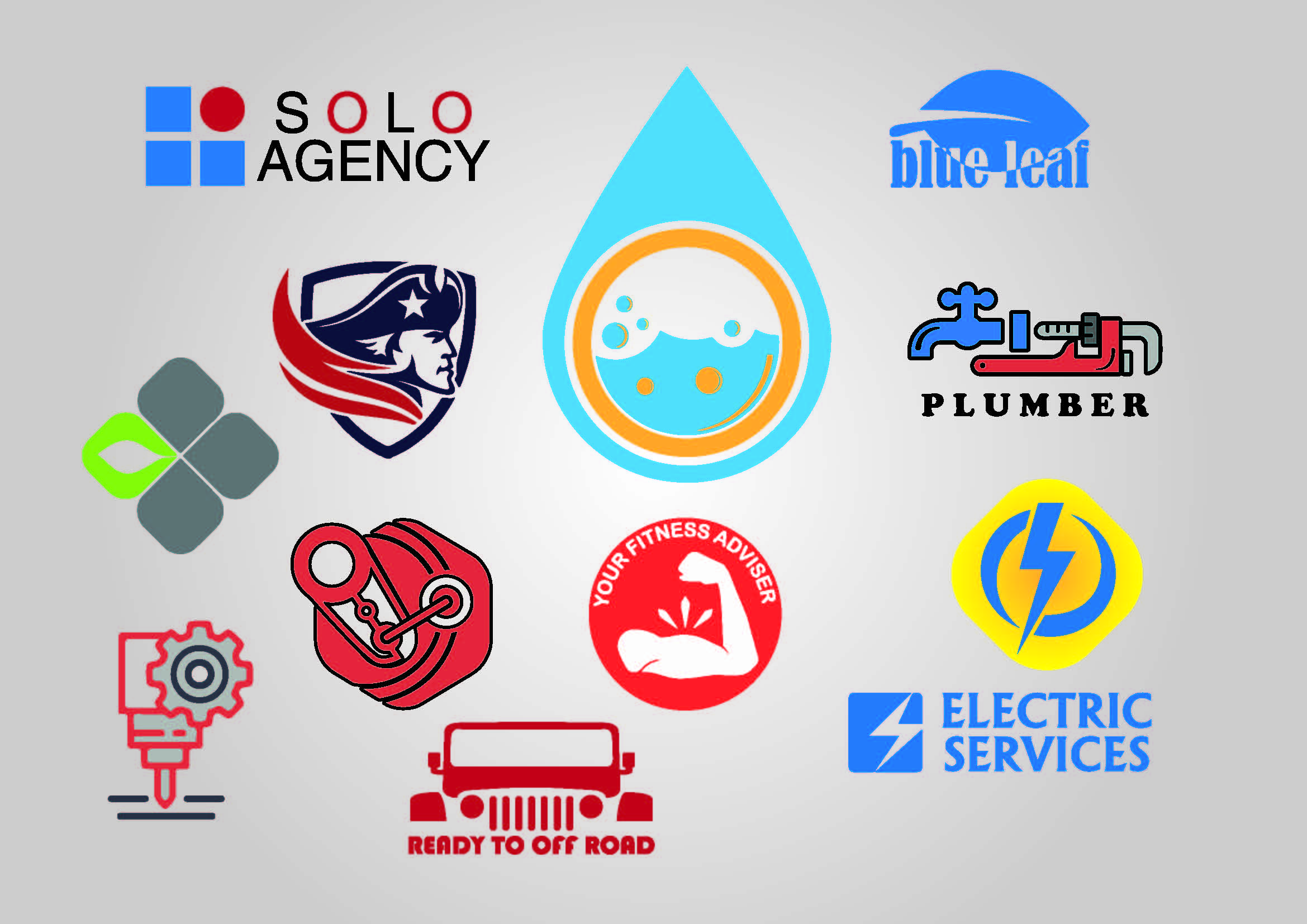 I can do unique and modern logo design for business