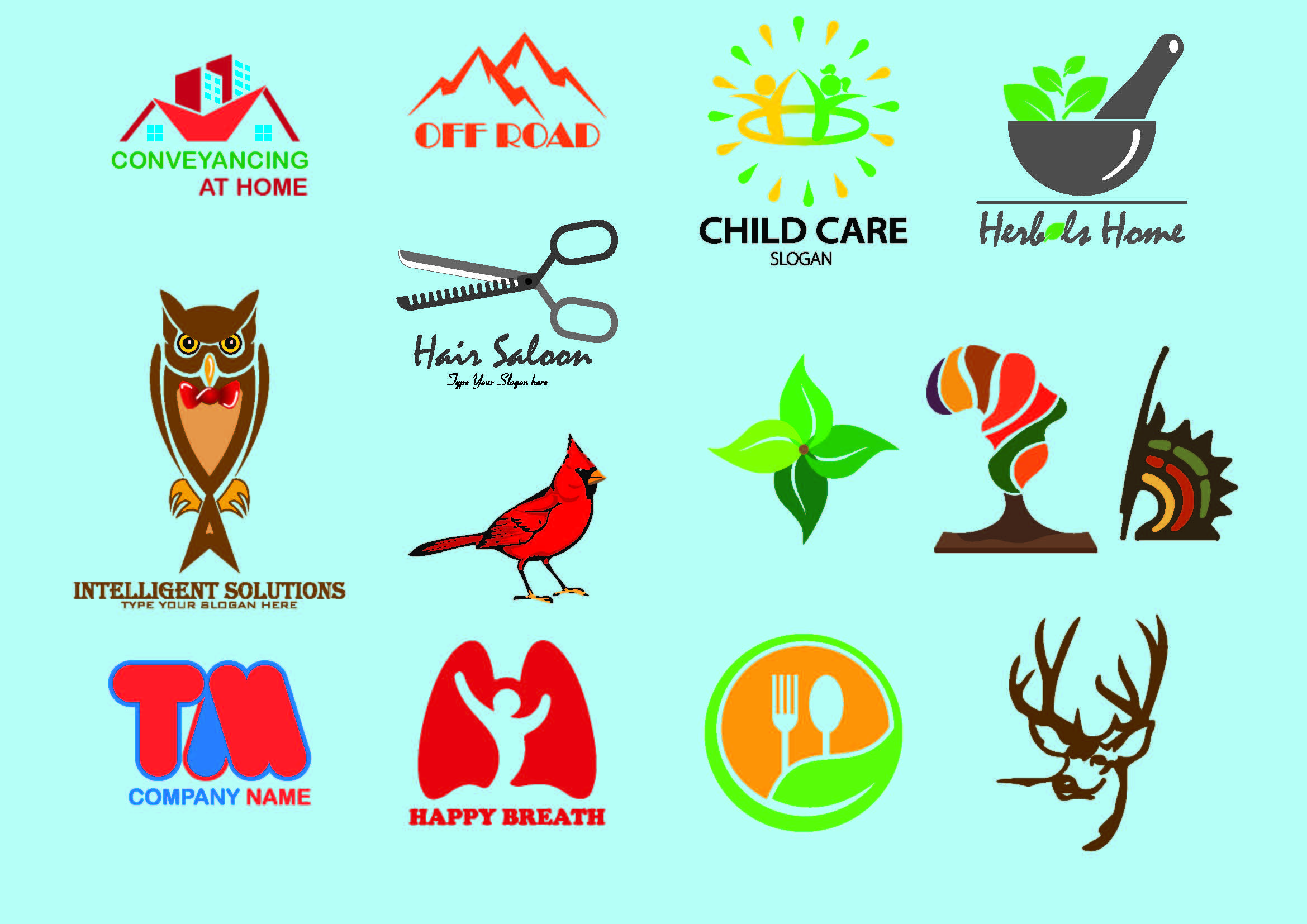 I can do unique and modern logo design for business