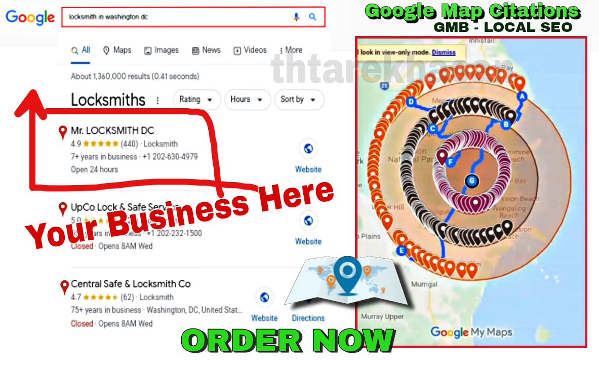 I will do 360 Google map citations for ranking higher your local business