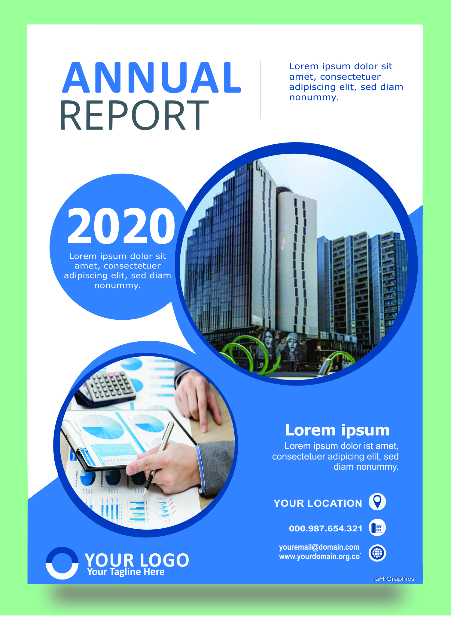 I will design a modern and professional flyer for you 