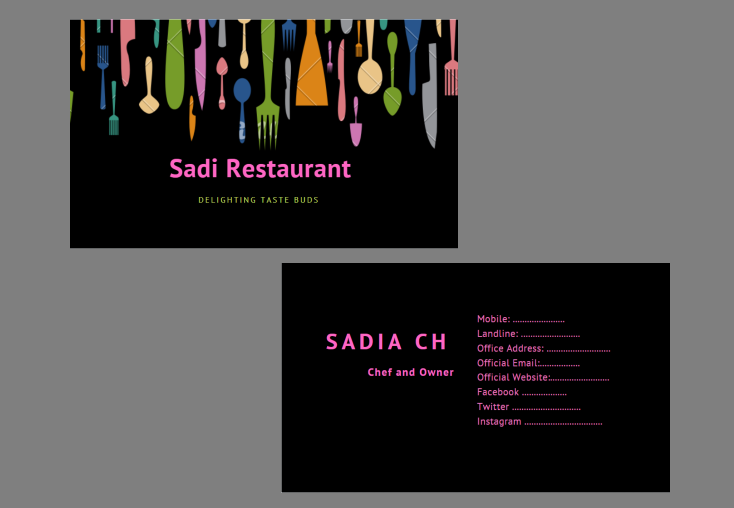 I will create unique business cards