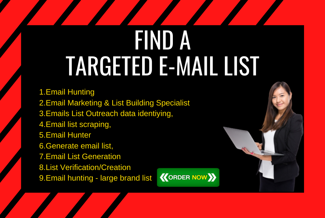 5K Email List building for Marketing 