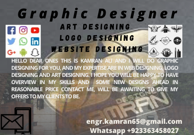 Graphics designing in with various organisations.