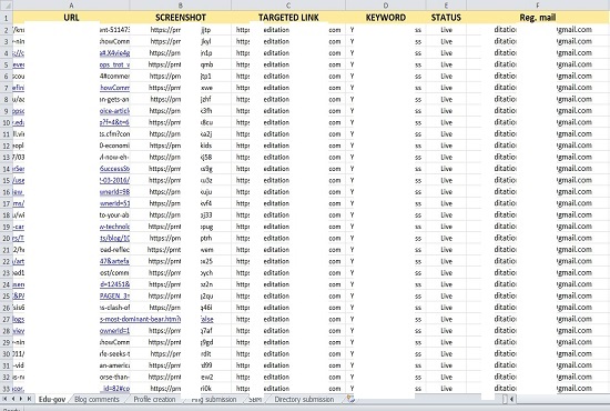 Get 30 instant live .edu .gov high authority backlinks to boost your website on google