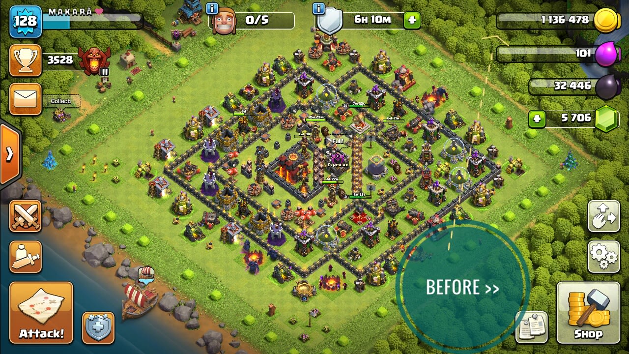 I will bring it on max out your clash of clan base