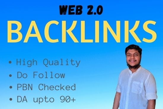 I Will Build 20 High Quality Web 2.0 Do Follow Backlinks
