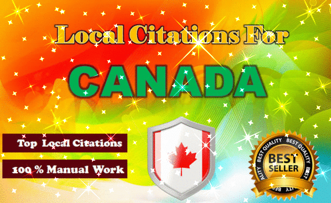 I Will Create Top 30 Canada Local Citations Manually