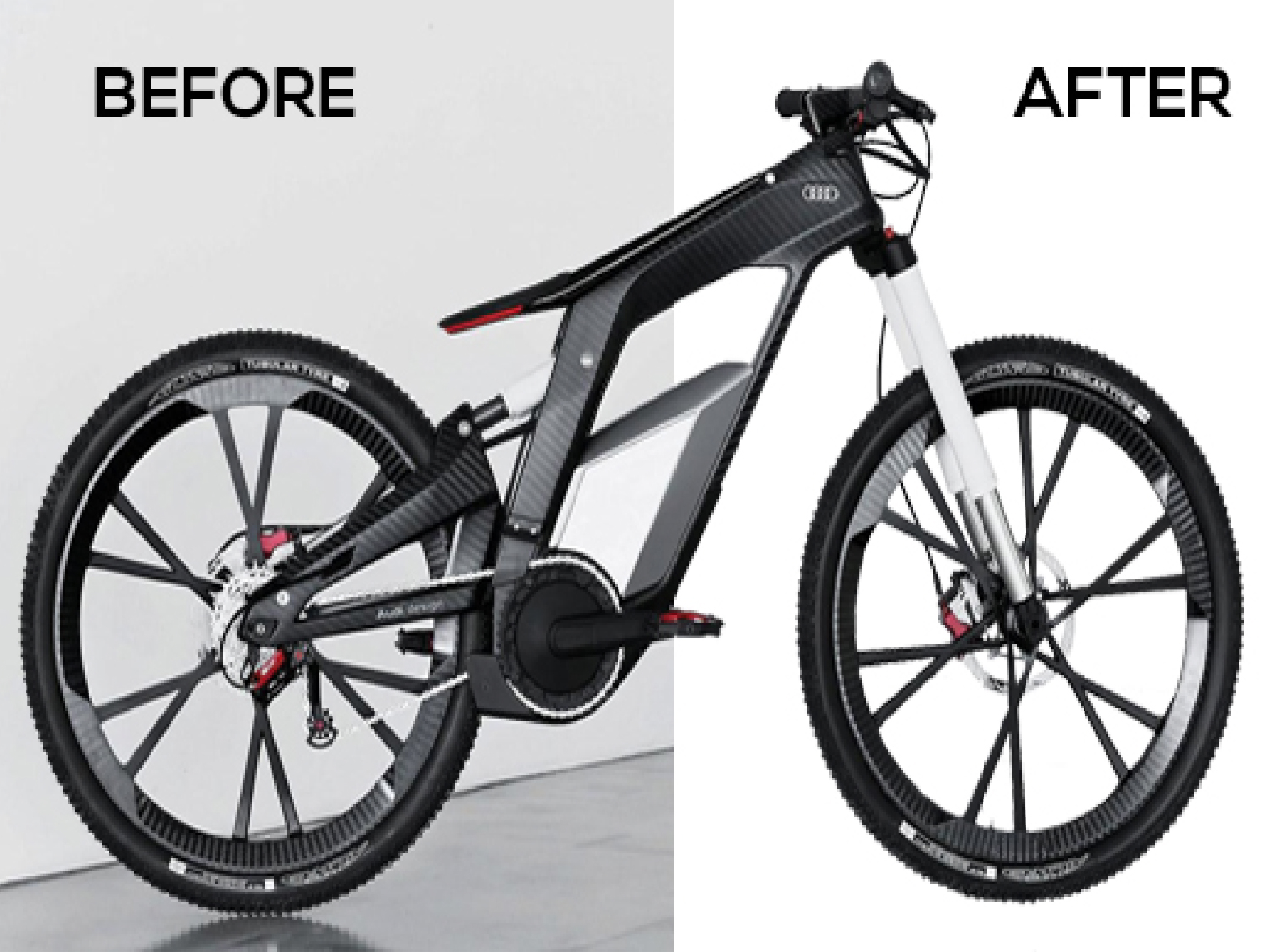 I will remove 2 images background and retouch