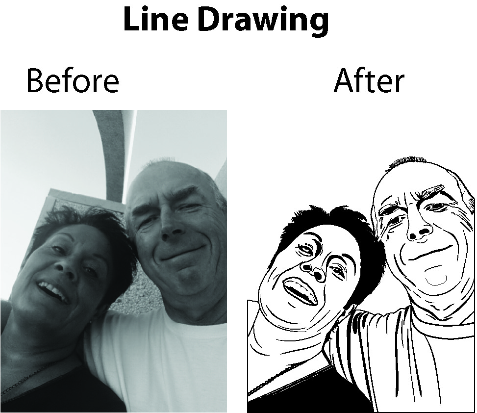 I will do Vector Line Drawing in 2 Hours