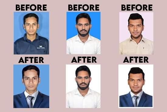 I will do photo retouch and background remove