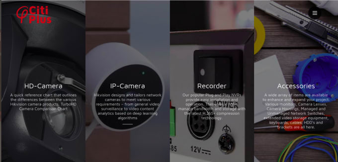 A website with 4 static pages in Reactjs