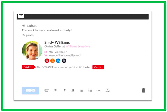 I will design beautiful email signature