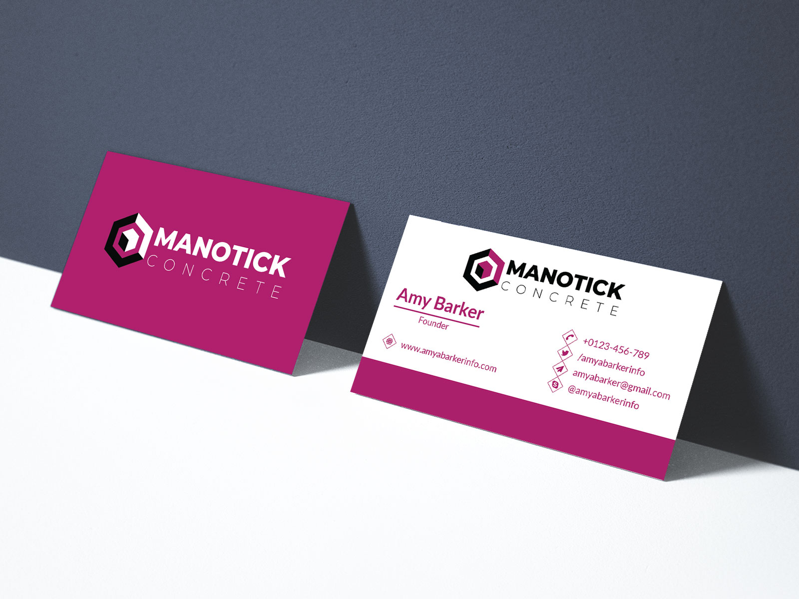 I will do a modern minimalist corporate business card design In 24 Hours