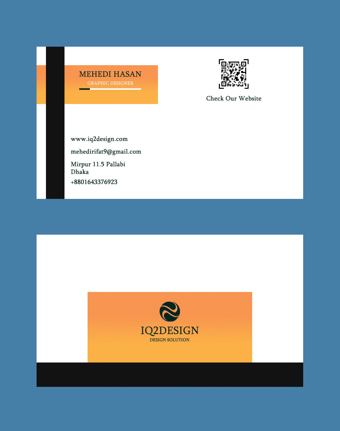 I will design print ready business card