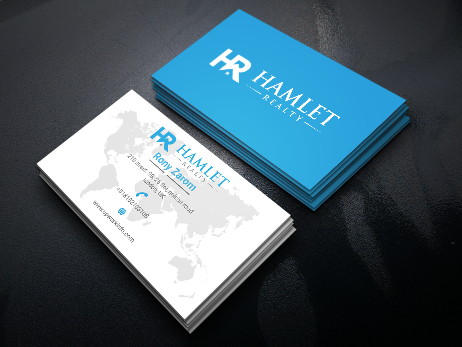 I will create minimal luxury business card design