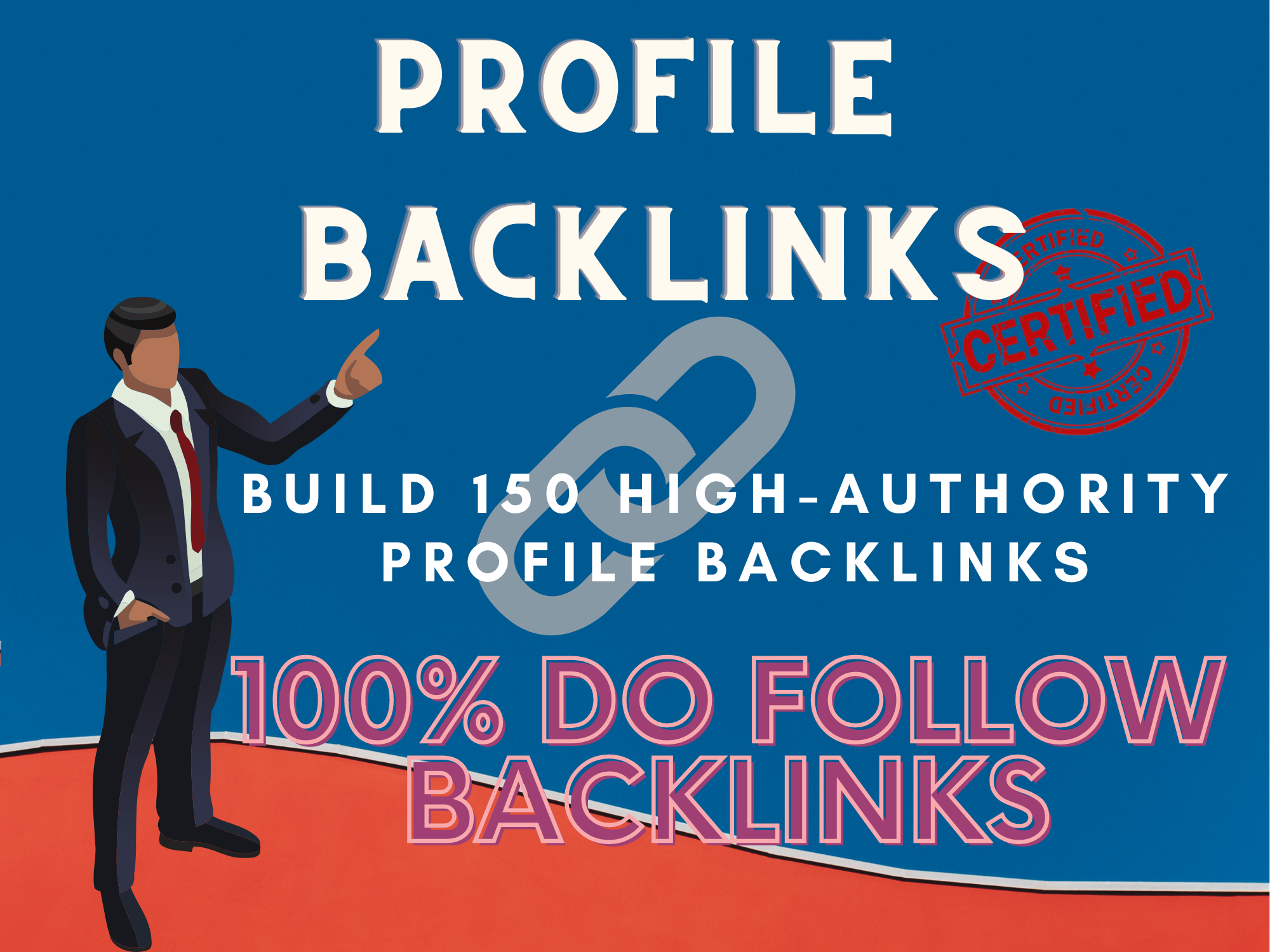 I will Build manually150 high-authority profile backlinks 100% Dofollow Backlinks