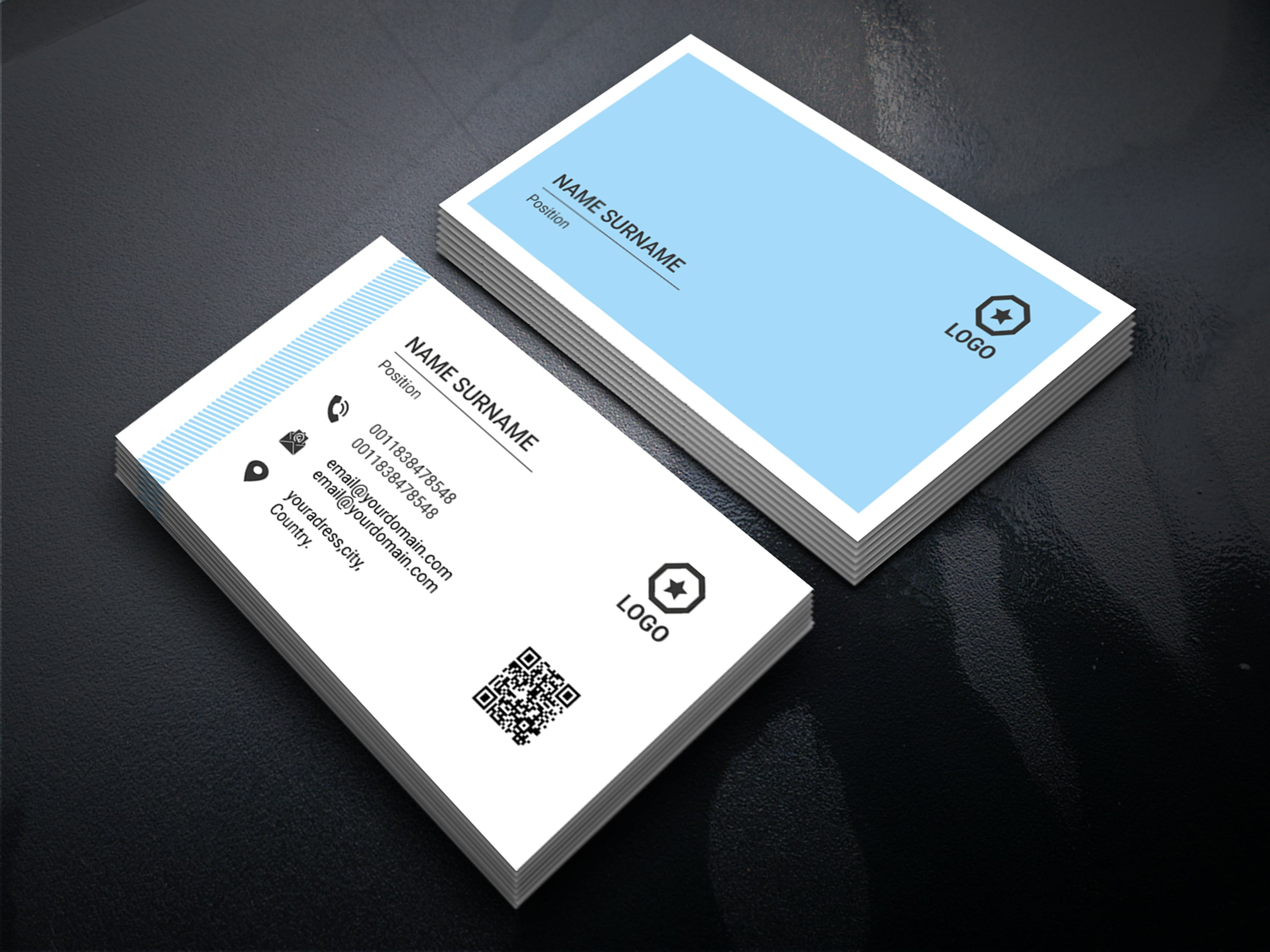 I will create a unique and luxury business card design