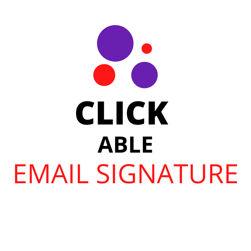 I will create uncommon and modern clickable HTML email signature