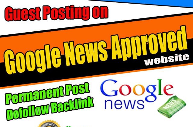 Do Guest posting in my Google news approvad website D...