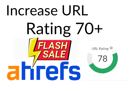 I will increase url rating ur to 70 plus guaranteed