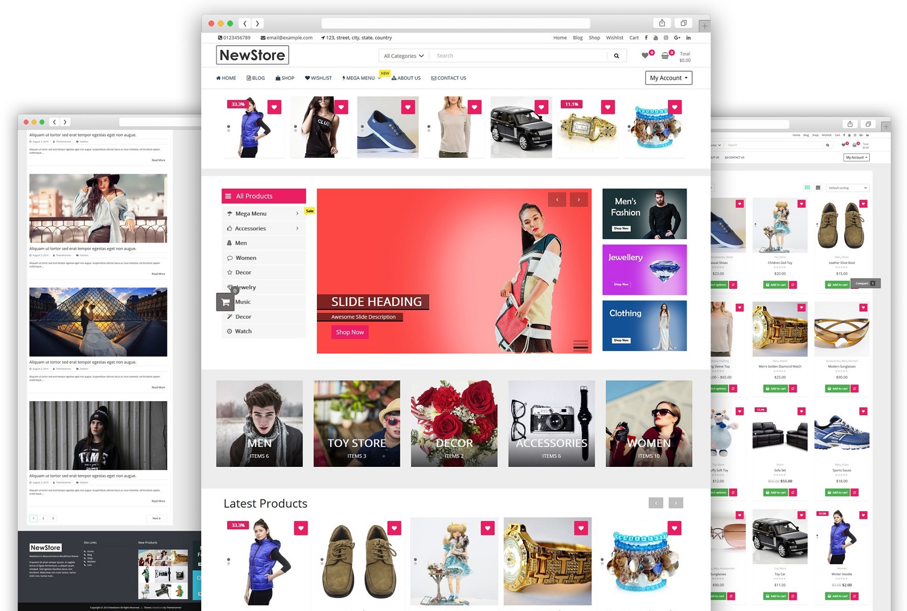  I will build ecommerce website online store with wordpress woocommerce