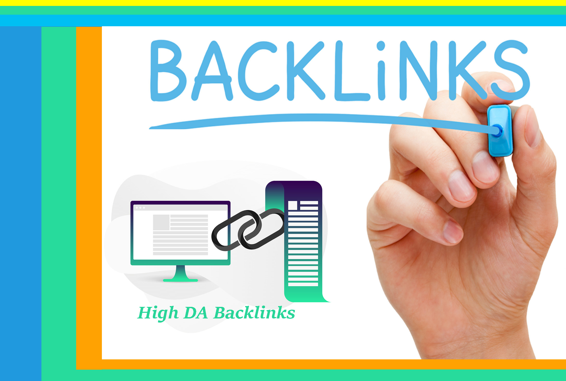 I will provide strong SEO high dofollow backlinks for your website