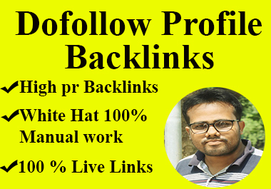 I Will Create 100 High Authority Profile Backlinks for google ranking