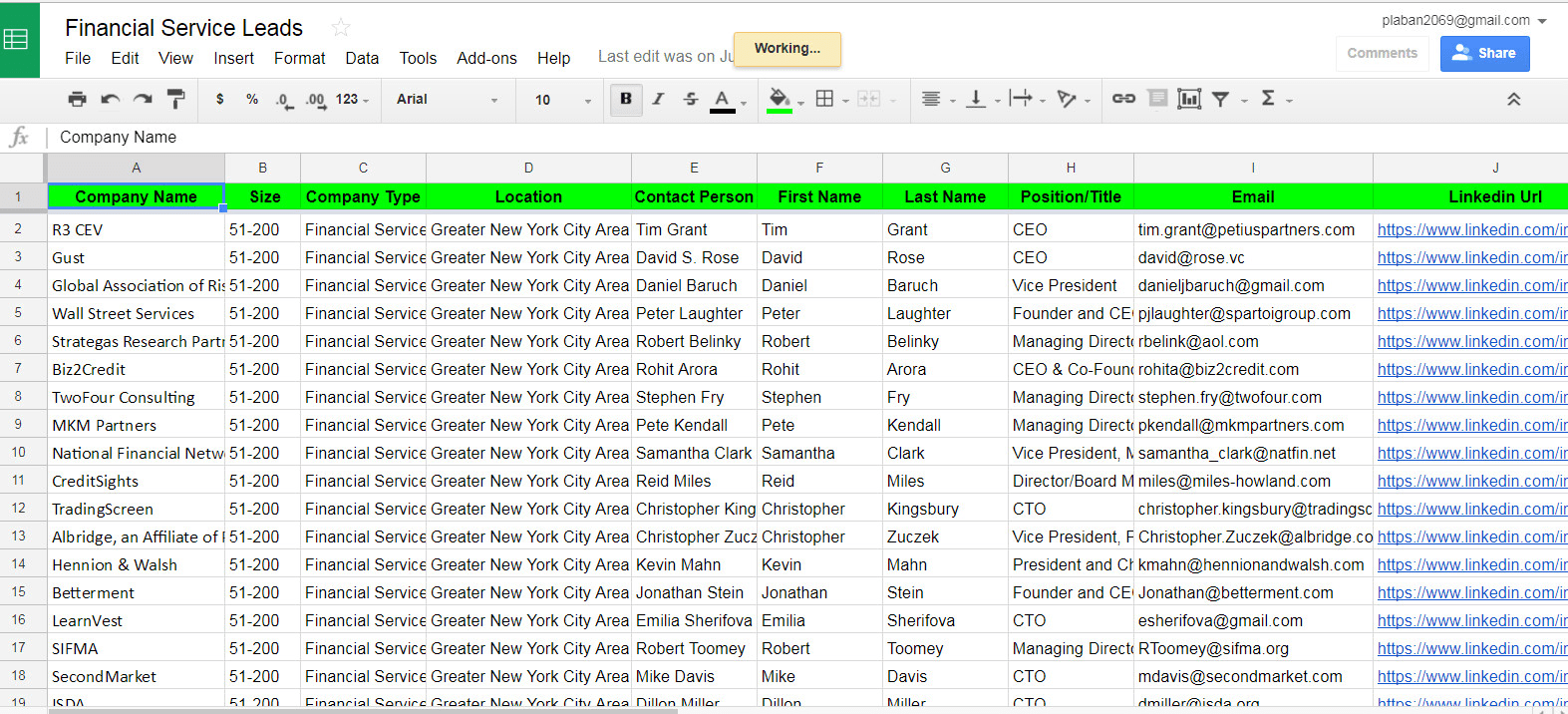 I will be your virtual assistant for data related work