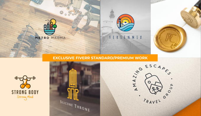 I will create a modern,flat,minimalist,custom,unique logo