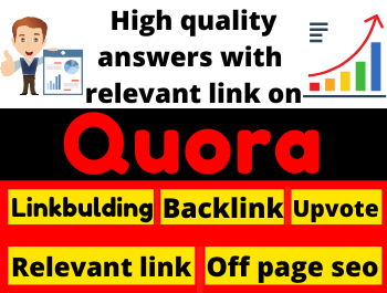 Promote your Website in 25 High Quality Quora Answer with Traffic and Backlinks